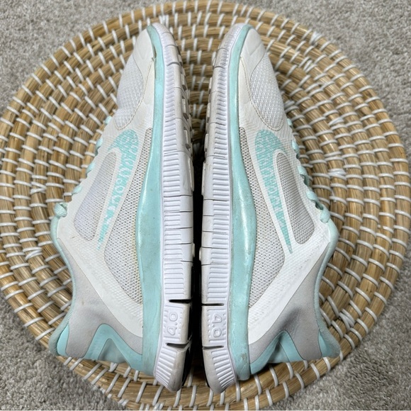 Nike Women’s Free 4.0 V3 Running Shoes Sneakers in White Light Aqua Size 8 - Picture 6 of 16